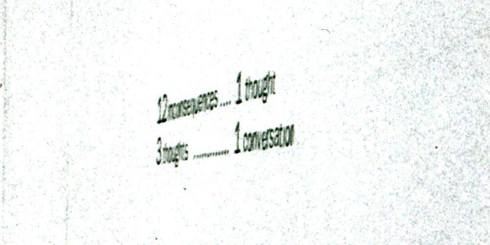 Withdrawal from ‘Less is More’