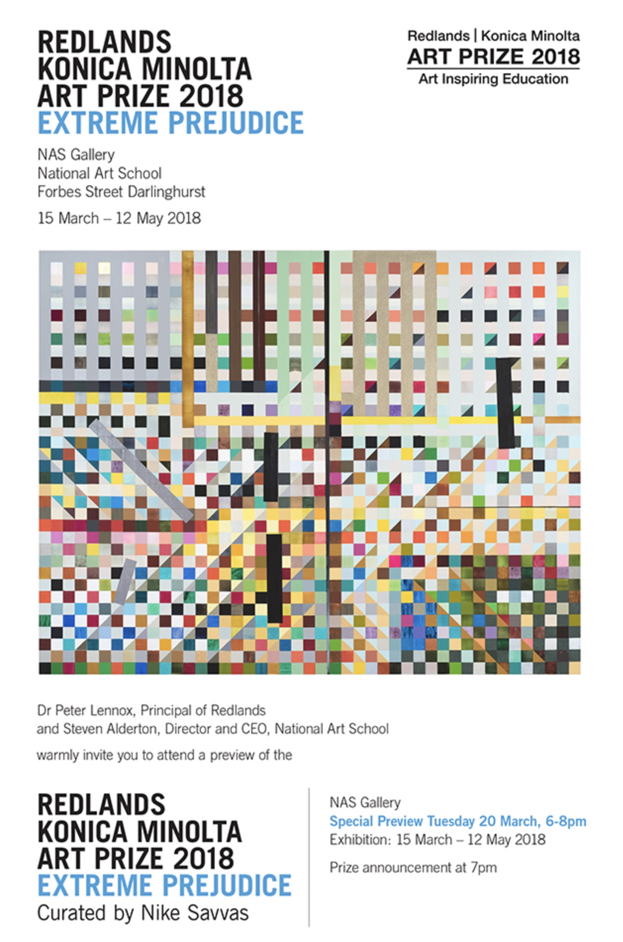 2018 Redlands Konica Minolta Art Prize at the National Art School Gallery