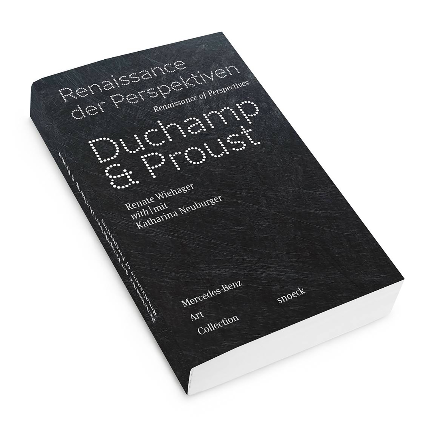 Book cover: Renaissance of Perspectives: Duchamp & Proust
978-3-86442-397-0 
Mercedes-Benz Art Collection
To be released spring 2023

Edited by Renate Wiehager with Katharina Neuburger 
192 pages, softcover, 230 x 150 mm, approx. 50 colour illustrations
Texts in German and English by Gail Hastings, Katharina Neuburger and Renate Wiehager
Mercedes Benz Art Collection